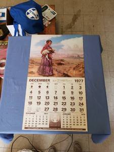 lot 1900 image: 1978 Santa Fe calendar