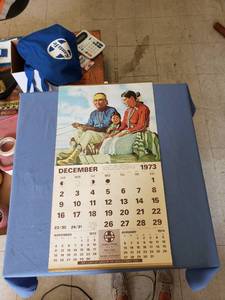 lot 1904 image: 1974 Santa Fe calendar