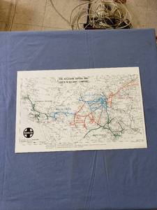 lot 1912 image: Atchison Topeka Santa Fe Railway map