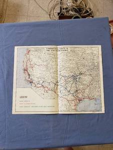 lot 1913 image: Combo Santa FeSouthern Pacific map