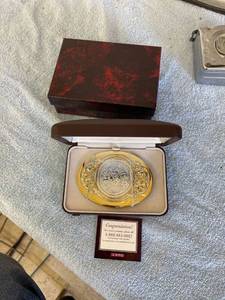 lot 3048 image: o c tanner belt buckle