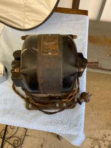 lot 3055 image: working 12 hp General Electric motor