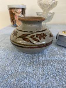 lot 3104 image: signed pottery