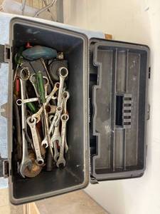 lot 3158 image: tool box with tools