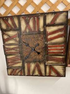 lot 3175 image: big metal clock