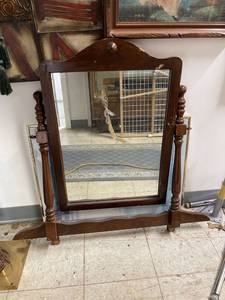 lot 3183 image: vintage dresser mirror