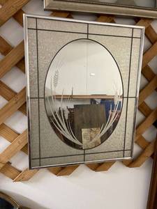 lot 3187 image: wheat mirror