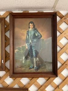 lot 3189 image: boy in blue picture