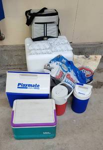 lot 4015 image: Coolers - Water Jugs - Icepacks