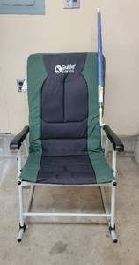 lot 4016 image: Guide Series Rocking Outdoor Chair and SPF50 Umbrella