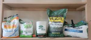 lot 4018 image: Grass Seed - Lawn Supplements and Spreader