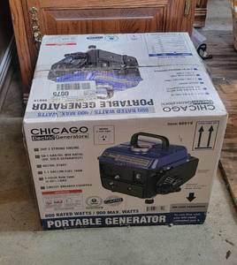 lot 4035 image: Chicago Electric Generator - Portable - Model 66619 (New in Box)