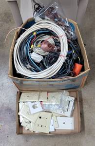 lot 4048 image: Wire and Switch Plates