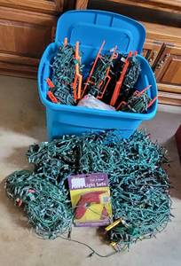 lot 4053 image: Christmas Lights - New Light Tester - Include Tote