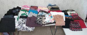 lot 1607 image: Womens Clothing - Size Large & XL - Shirts, Pajamas and Bottoms
