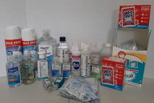 lot 1678 image: Hand Sanitizer, Wipes, Alcohol and Disinfectant