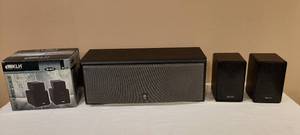 lot 3061 image: Yamaha Speaker System Model # NS-AC40X, Realistic Speakers and KLH Twistable Satellite Speakers Model TW098