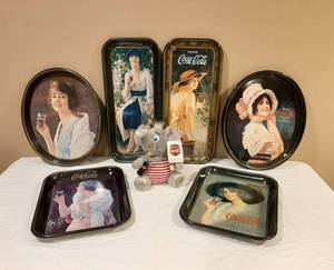 lot 3074 image: Coca Cola Trays and Elephant