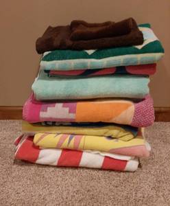 lot 3105 image: Towels - Most are Beach Towels
