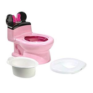 lot 47058 image: The First Years Minnie Mouse Imaginaction Potty and Trainer Seat, Pink