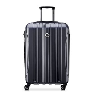 lot 47102 image: DELSEY Paris Helium Aero Hardside Expandable Luggage with Spinner Wheels, Titanium, Checked-Medium 25 Inch