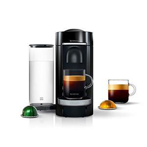 lot 47114 image: Nespresso VertuoPlus Deluxe Coffee and Espresso Machine by DeLonghi, Piano Black