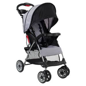 lot 47135 image: Kolcraft Cloud Plus Lightweight Easy Fold Compact Travel Baby Stroller,Slate Grey