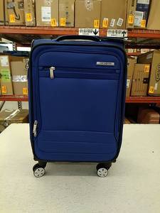 lot 47136 image: Samsonite Aspire DLX Softside Expandable Luggage with Spinner Wheels,20in., Blue