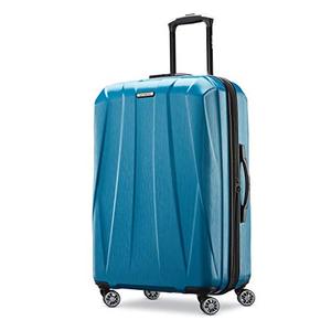 lot 47164 image: Samsonite Centric Hardside Expandable Luggage with Spinner Wheels, Caribbean Blue,Medium, 24-Inch