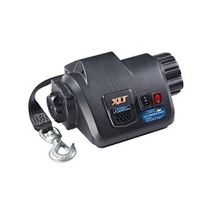 lot 47196 image: Fulton 500621 XLT Powered Winch with Wireless Remote - 10,000 lbs. Capacity, Black