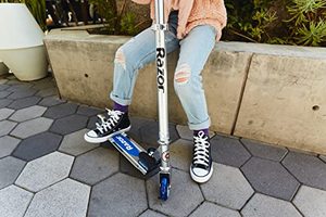 lot 47199 image: Razor A Kick Scooter ChromeBlack