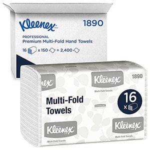 lot 47221 image: Kleenex Multifold Paper Towels, White, 16 Packs