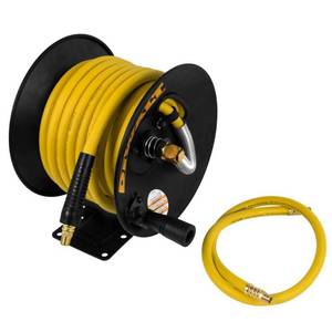 lot 47231 image: Dewalt-DXCM024-0348 38 In. x 50 Ft. Manual Rubber Hose Reel