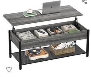 lot 47247 image: Homieasy Coffee Table, Lift Top Coffee Table