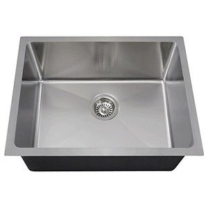 lot 47249 image: MR Direct 1823-16 Stainless Steel Undermount 23 in. Single Bowl Kitchen Sink