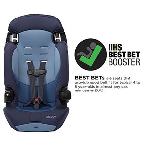 lot 47264 image: Cosco Finale Dx 2-In-1 Combination Booster Car Seat, Sport Blue