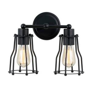 lot 47267 image: Jonathan Y Evelyn 2-Light Metal Vanity Light