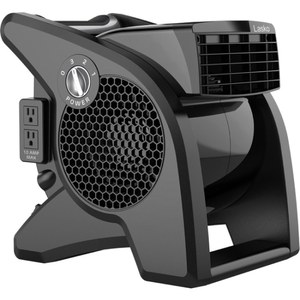 lot 47273 image: Lasko Pro Performance Pivoting High Velocity Utility Blower Fan with 3 Speeds, Black