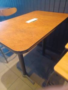 lot 2559 image: Bar height table. 30 x 48