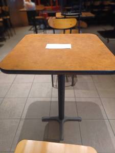 lot 2630 image: High-top Bar Table 30 x 30
