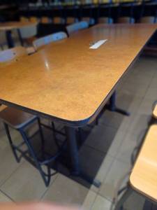 lot 2639 image: 30 x 60 Long Bar Height Table