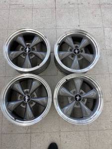 lot 5 image: 17x8 mustang wheels
