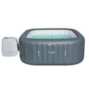 lot 8418 image: SaluSpa 6 Person 8 Jet Outdoor Inflatable Hot Tub - Retail $698.99
