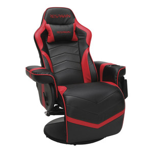 lot 8419 image: RESPAWN High Back & Adjustable Swivel Gaming Chair Red