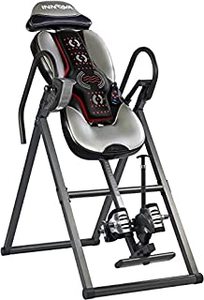 lot 3496 image: INNOVA HEALTH AND FITNESS ITM5900 Advanced Heat and Massage Inversion Table (B072BZBPXP) - Retail $199.95