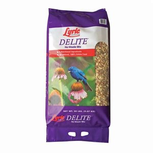 lot 1995 image: Lyric Delite Wild Bird Seed - No Waste Bird Food Mix with Shell-Free Nuts & Seeds - 20 lb. bag