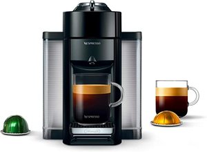 lot 1869 image: Nespresso Vertuo Coffee Maker, Black, 8x 11 x 1