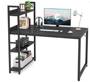 lot 8436 image: CubiCubi Computer Desk Brown 52.4x27x3.9