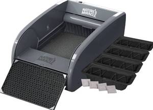 lot 8442 image: Natures Miracle Multi-Cat Self-Cleaning Litter Box (B07HBG2VYK)