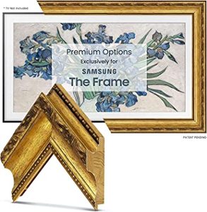 lot 1943 image: Deco TV Frames 65 x 40 Ornate Gold Frame